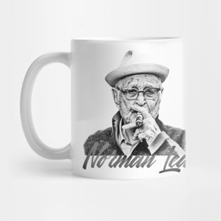 Norman Lear-Tribute Design in Black & White Illustrations Mug